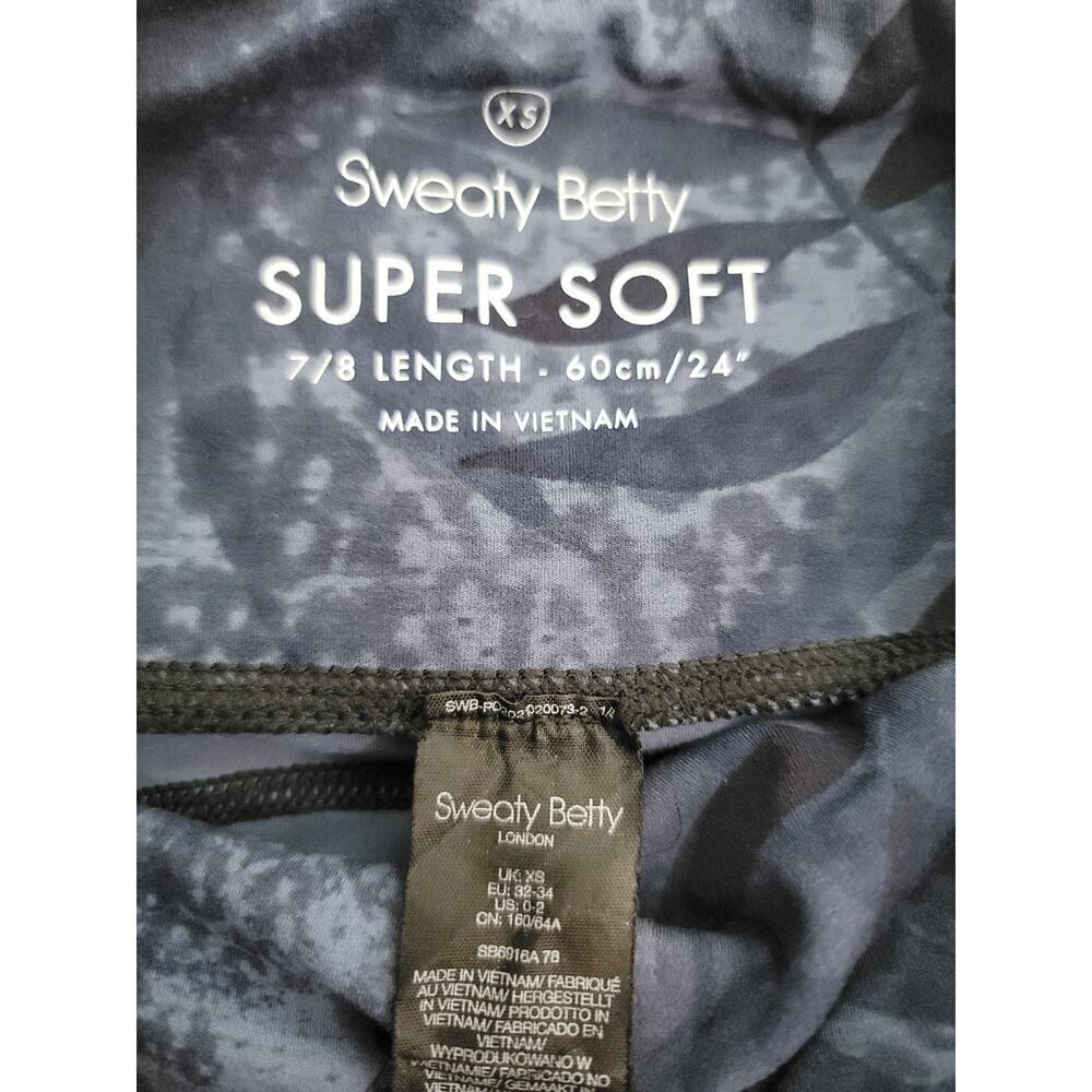 Sweaty Betty Leggings Womens SZ XS Side Pocket 7/8 Super Soft Printed - Picture 5 of 9